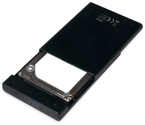 LOGILINK USB3.0 Festplattengehäuse UA0275, 2,5&quot;, Super-Slim, schwarz - Produktbild 3