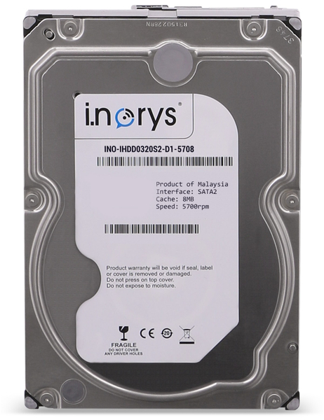 SATA-HDD I.NORYS INO-IHDD0250S2-D1-7208, 8,9 cm (3,5&quot;), 250 GB, 7200 U/min