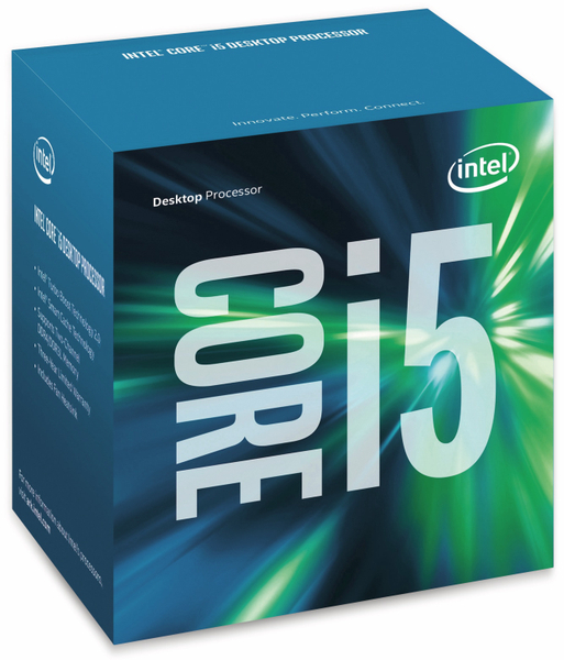 Intel CPU Core i5-7400, 4x 3,0 GHz, LGA1151