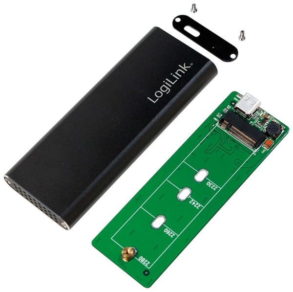 LOGILINK M.2-Festplattengehäuse UA0314, USB3.1 Typ-C - Produktbild 2