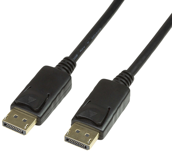 LogiLink DisplayPort-Kabel CV0070, Stecker/Stecker, 1 m