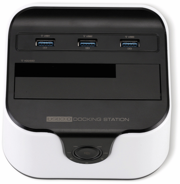 Festplatten-Dockingstation DSS-03W, 2,5/3,5&quot;, 3x USB 3.0, weiß - Produktbild 3