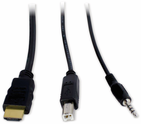 INTER-TECH KVM-Switch AS-22HA, HDMI, Metall, 2x2 Ports - Produktbild 4