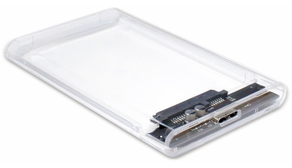 ARGUS HDD-Case INTER-TECH GD-25000, USB 3.0, 6,35 cm (2,5&quot;), transparent - Produktbild 2