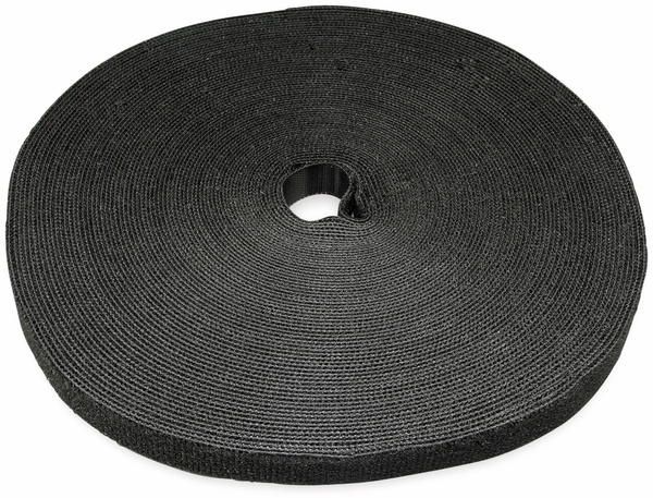 LABEL THE CABLE Klett-Rolle Roll Strap, 25 m, 16 mm, schwarz