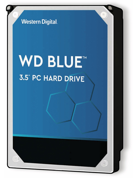 WESTERN DIGITAL SATA-HDD WD Blue WD60EZAZ, 8,9 cm (3,5&quot;), 6 TB