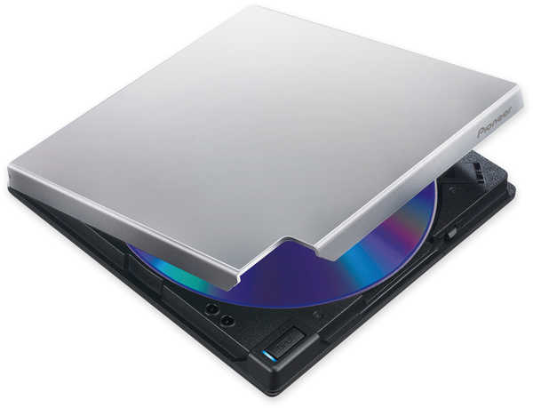 Pioneer Blu-ray Brenner BDR-XD07TS extern, silber, Top Load, BDXL, M-DISC - Produktbild 2