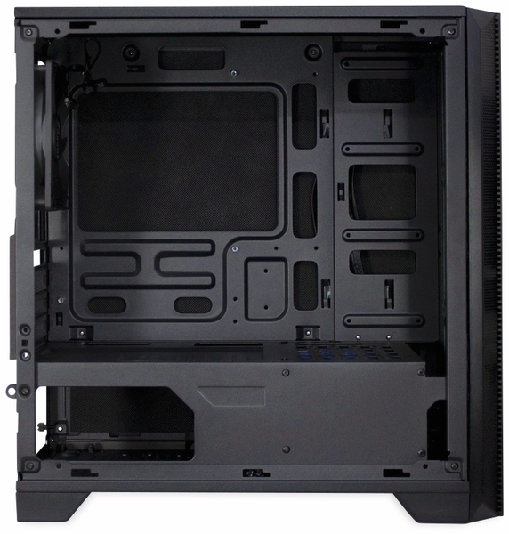 INTER-TECH PC-Gehäuse H-606, Micro, schwarz - Produktbild 3