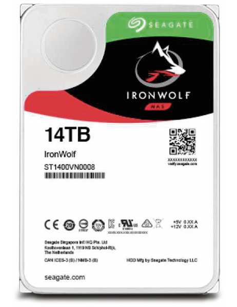 Seagate HDD IronWolf ST14000VN0008, 14 TB, 3,5&quot;