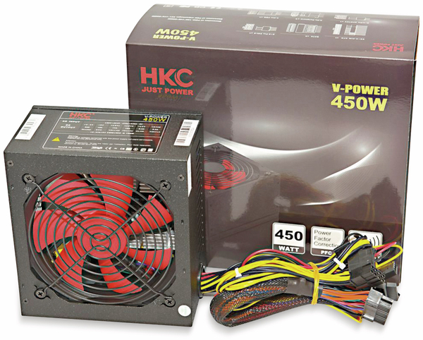 PC-Netzteil HKC V-450, 450 W, ATX V2.2