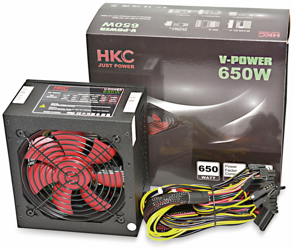 PC-Netzteil HKC V-650, 650 W, ATX V2.2