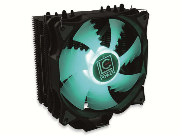 LC POWER CPU-Kühler LC-CC-120-RGB, 120 mm, 180 W TDP, RGB - Produktbild 3