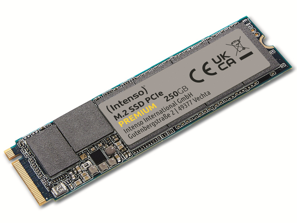 INTENSO M.2 SSD Premium, 250 GB, PCIe, 2280