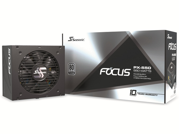 SEASONIC PC-Netzteil FOCUS-PX-550, 550 W, 80+ Platinum