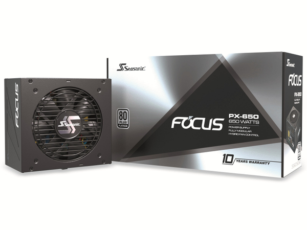 SEASONIC PC-Netzteil FOCUS-PX-650, 650 W, 80+ Platinum