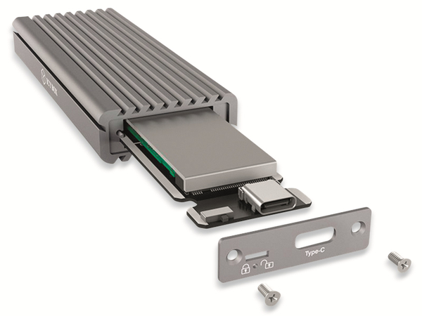 ICY BOX Festplattengehäuse IB-1817M-C31, M.2 PCIe SSD, USB 3.1 - Produktbild 3