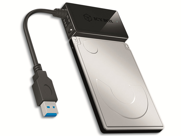 ICY BOX USB 3.0 Adapter IB-AC704-6G, USB 3.0 afu 2,5/3,5&quot; SSD/HDD - Produktbild 2