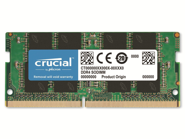 CRUCIAL Arbeitsspeicher SO-DIMM, CT16G4SFRA32A, 16GB