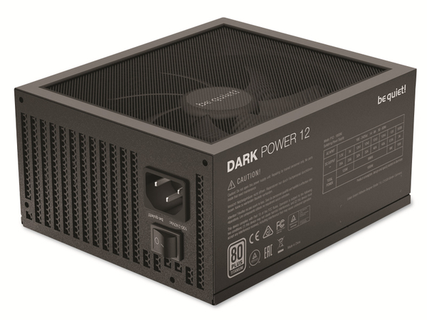 BE QUIET! PC-Netzteil Dark Power 12, 1000W, 80+ Titanium, Kabelmanagement