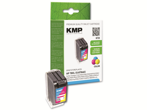 KMP Tintenpatrone kompatibel für HP 78XL (C6578A), 3-Color