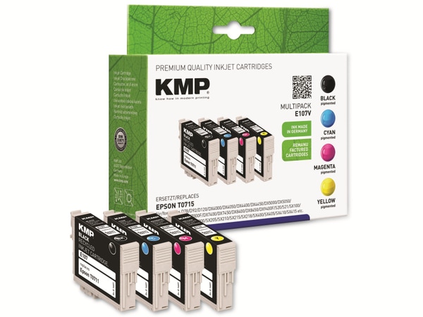 KMP Tintenpatronen-Set kompatibel für Epson T0715