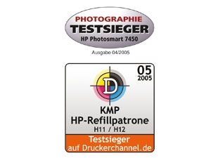 KMP Tintenpatronen-Set kompatibel für 2x HP 56 (C6656AE), schwarz - Produktbild 2
