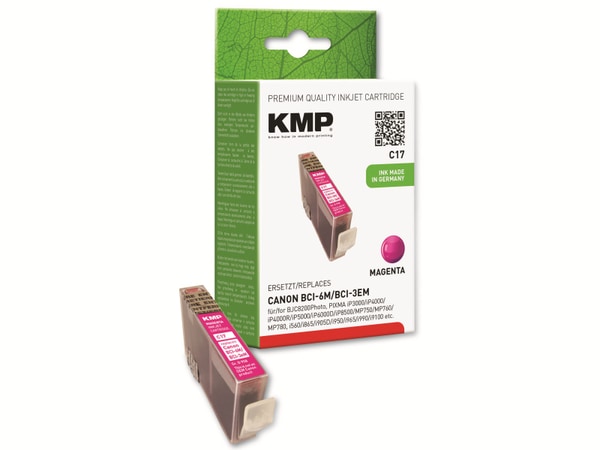 KMP Tintenpatrone kompatibel für Canon BCI-6M, magenta