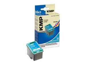 Tintenpatrone KMP, kompatibel für HP 351XL (CB338EE), 3-Color