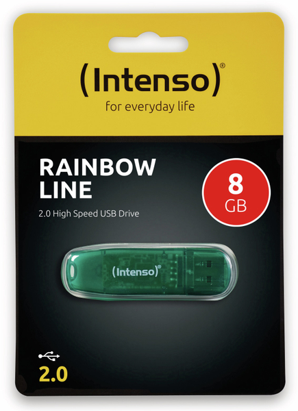Intenso USB-Speicherstick Rainbow Line, 8 GB - Produktbild 2