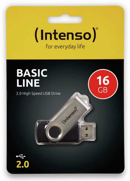 Intenso USB-Speicherstick BasicLine, 16 GB - Produktbild 2