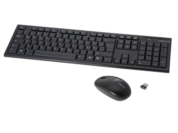 LogiLink Kabelloses Tastatur/Maus-Set ID0104