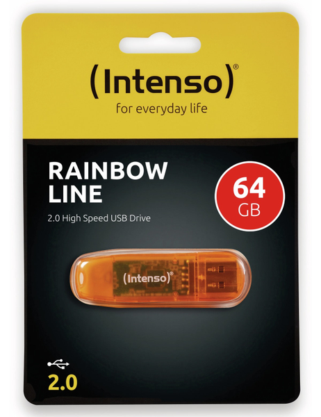 INTENSO USB-Speicherstick Rainbow Line, 64 GB - Produktbild 2