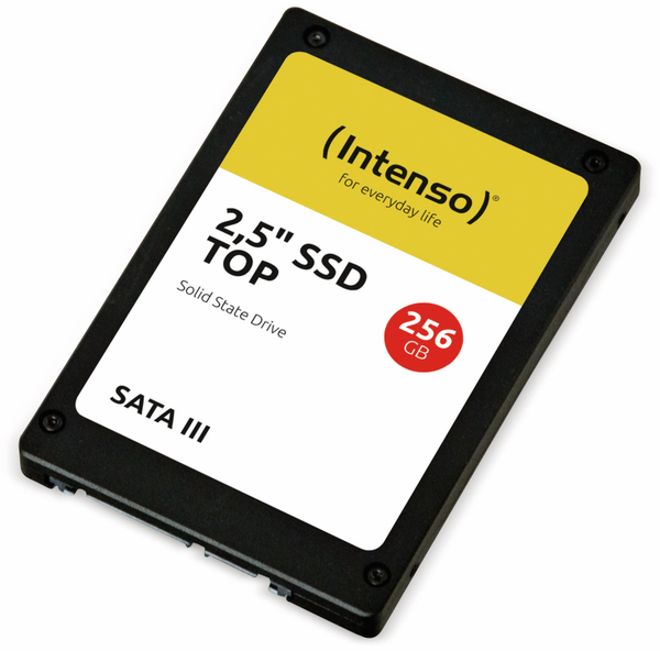 INTENSO interne SSD-Festplatte, SATA III Top, 256 GB