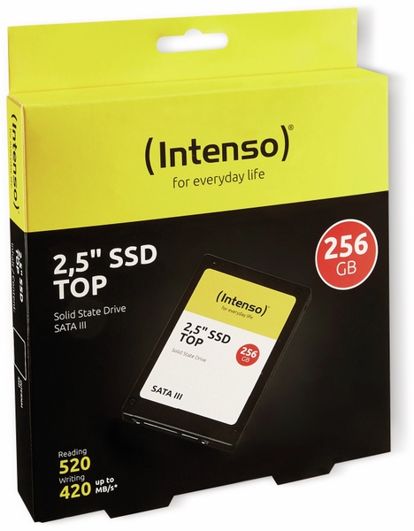 Intenso interne SSD-Festplatte, SATA III Top Performance, 256 GB - Produktbild 2