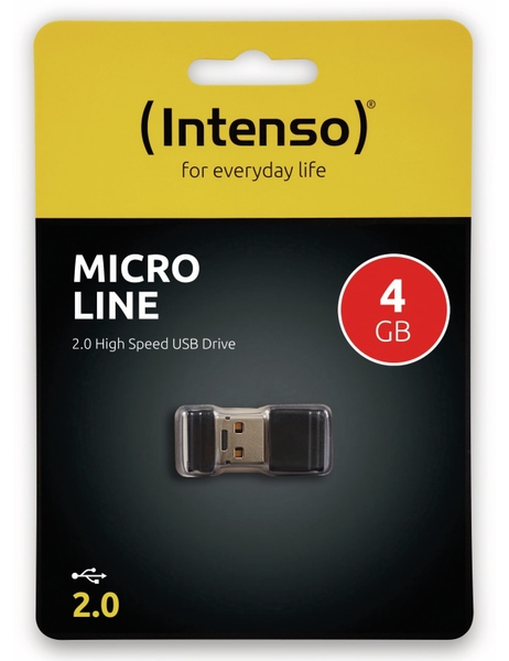 INTENSO Nano-Speicherstick Micro Line, 4 GB - Produktbild 2
