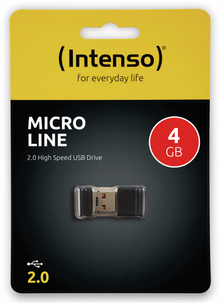 Intenso Nano-Speicherstick Micro Line, 4 GB - Produktbild 2