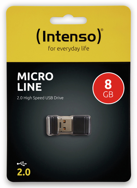 Intenso Nano-Speicherstick Micro Line, 8 GB - Produktbild 2
