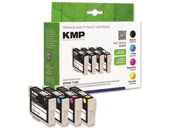 KMP Tintenpatronen-Set kompatibel für Epson T1285