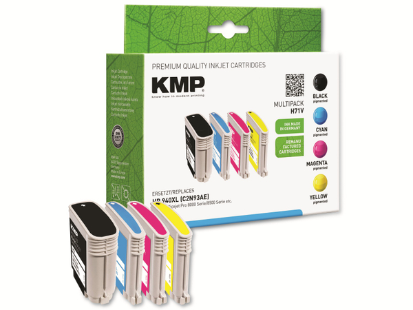 KMP Tintenpatronen-Set kompatibel für HP 940XL