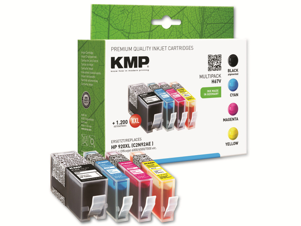 KMP Tintenpatronen-Set kompatibel für HP 920XL
