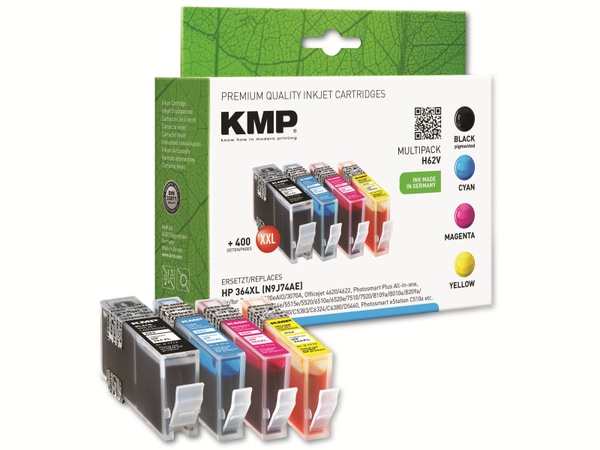 KMP Tinten-Vorteils-Set kompatibel zu HP 364XL