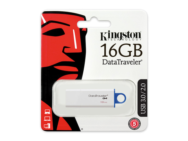 Kingston USB-Speicherstick DataTraveler DTI-G4, 16GB - Produktbild 2
