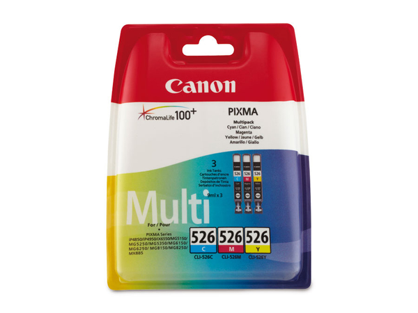 Canon Tinten-Set CLI526CMY, farbig