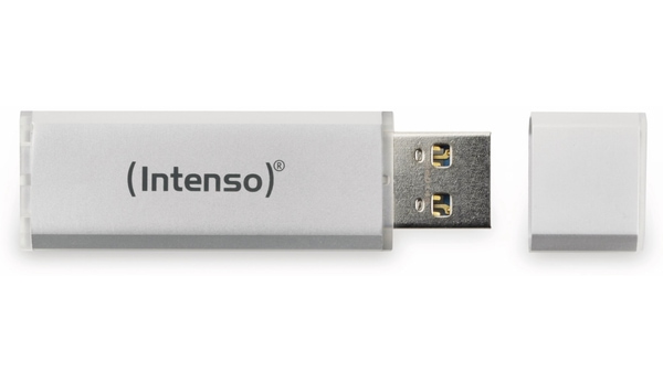 INTENSO USB 2.0 Speicherstick Alu Line, silber, 4 GB - Produktbild 3