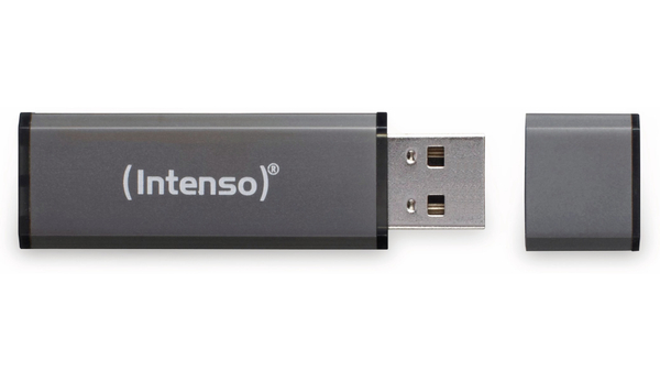 INTENSO USB 2.0 Speicherstick Alu Line, anthrazit, 4 GB - Produktbild 3