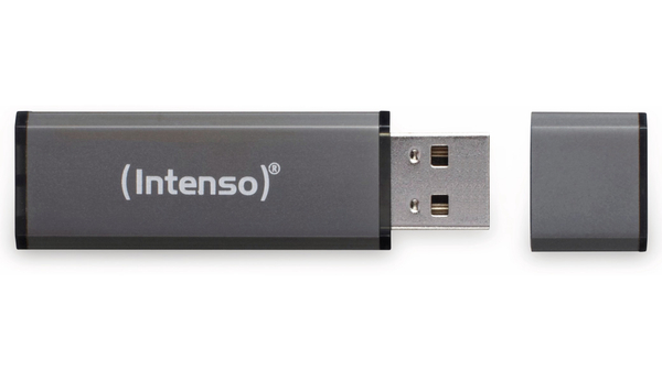 INTENSO USB 2.0 Speicherstick Alu Line, anthrazit, 16 GB - Produktbild 3