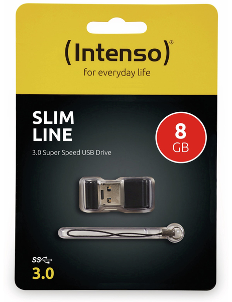 INTENSO USB 3.2 Speicherstick Slim Line, 8 GB - Produktbild 2
