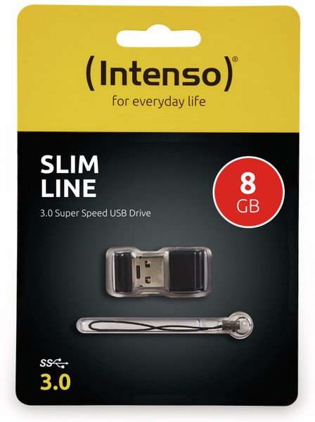 Intenso USB 3.0 Speicherstick Slim Line, 8 GB - Produktbild 2