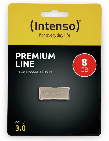 INTENSO USB 3.0 Speicherstick Premium Line, 8 GB - Produktbild 2