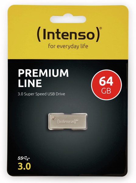 Intenso USB 3.0 Speicherstick Premium Line, 64 GB - Produktbild 2